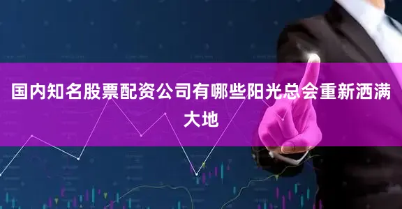 国内知名股票配资公司有哪些阳光总会重新洒满大地